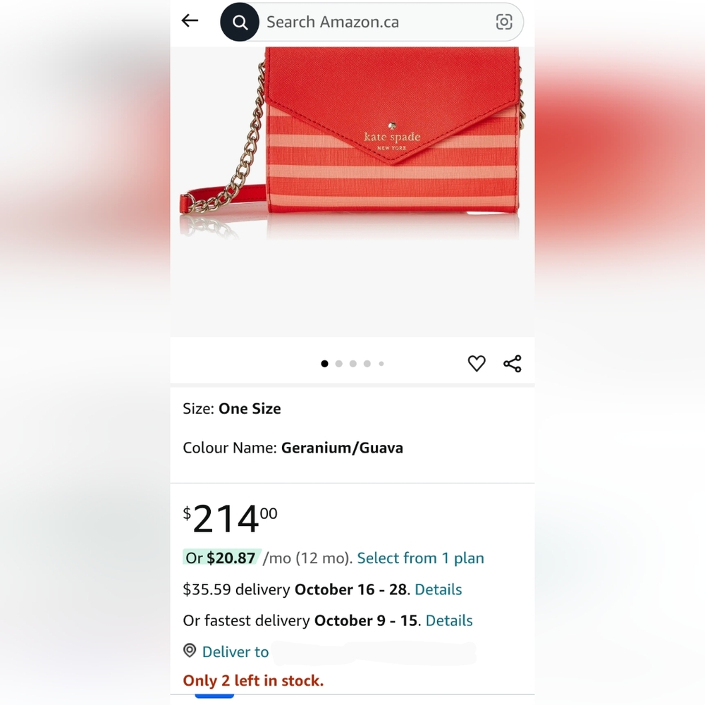 KATE SPADE Fairmount Square Mini Envelope Crossbody - Picture 16 of 16